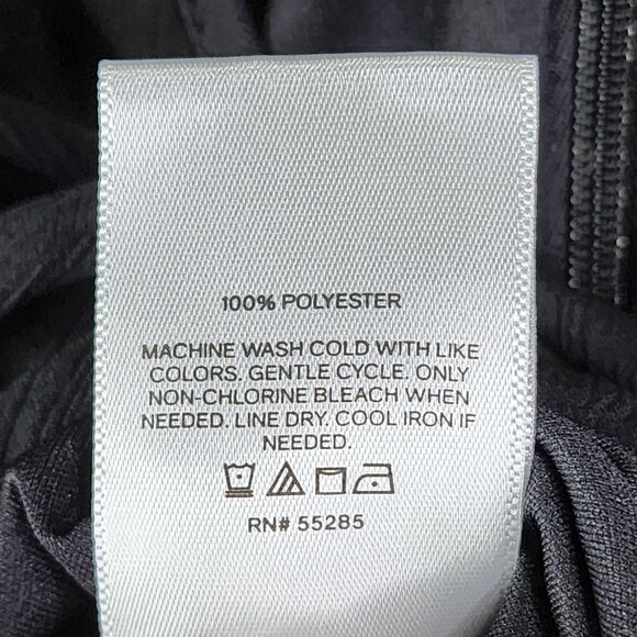 Women's Black Express Romper Long Sleeve Wrap V Neck 100% Polyester Size XS - Picture 7 of 14